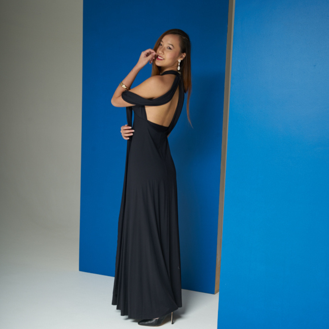 X Display - Black Maxi Dress