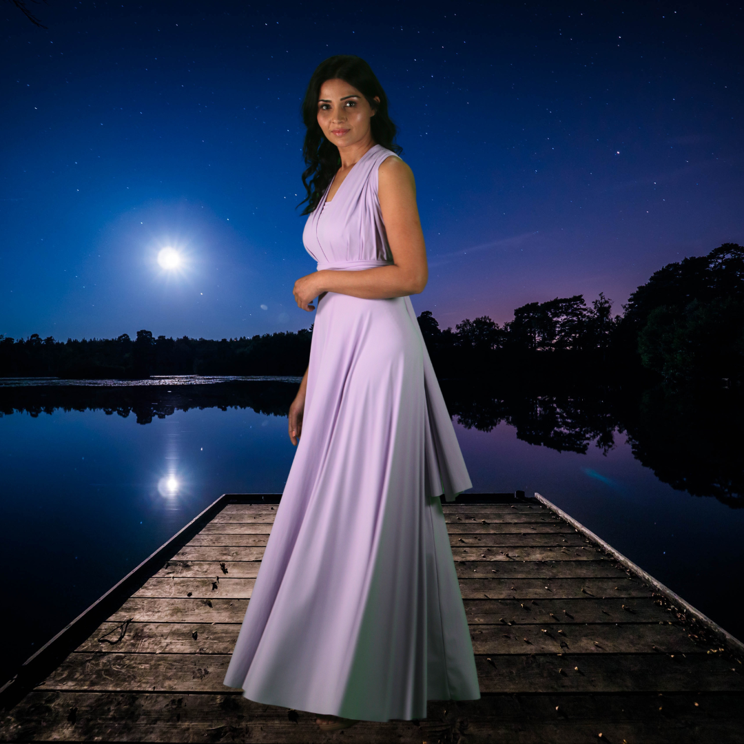 X Display - Periwinkle Maxi Dress