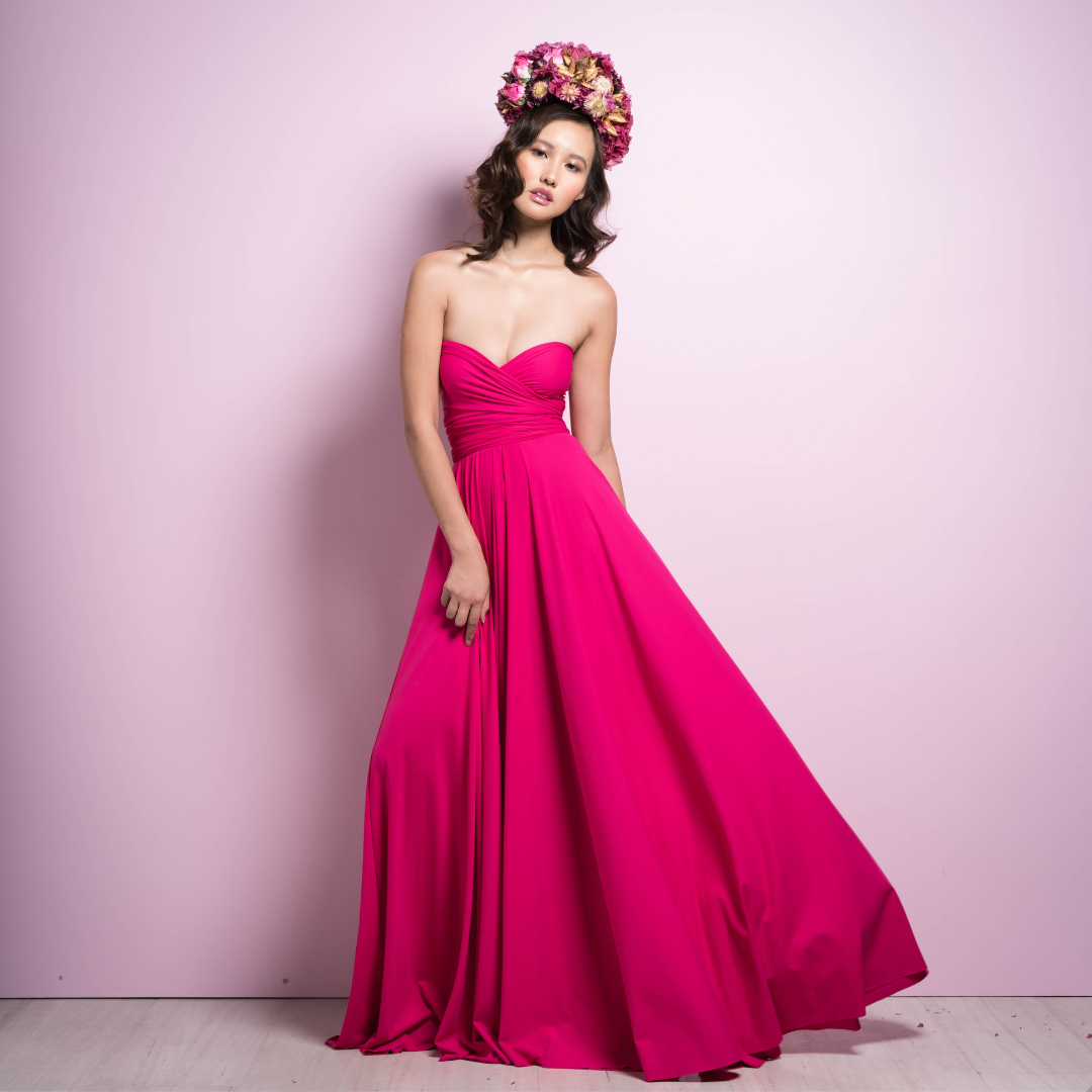 X Display - Magenta Ballgown