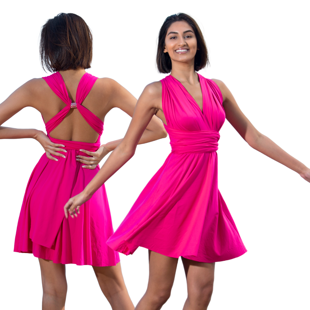 X Display - Magenta Summer Dress