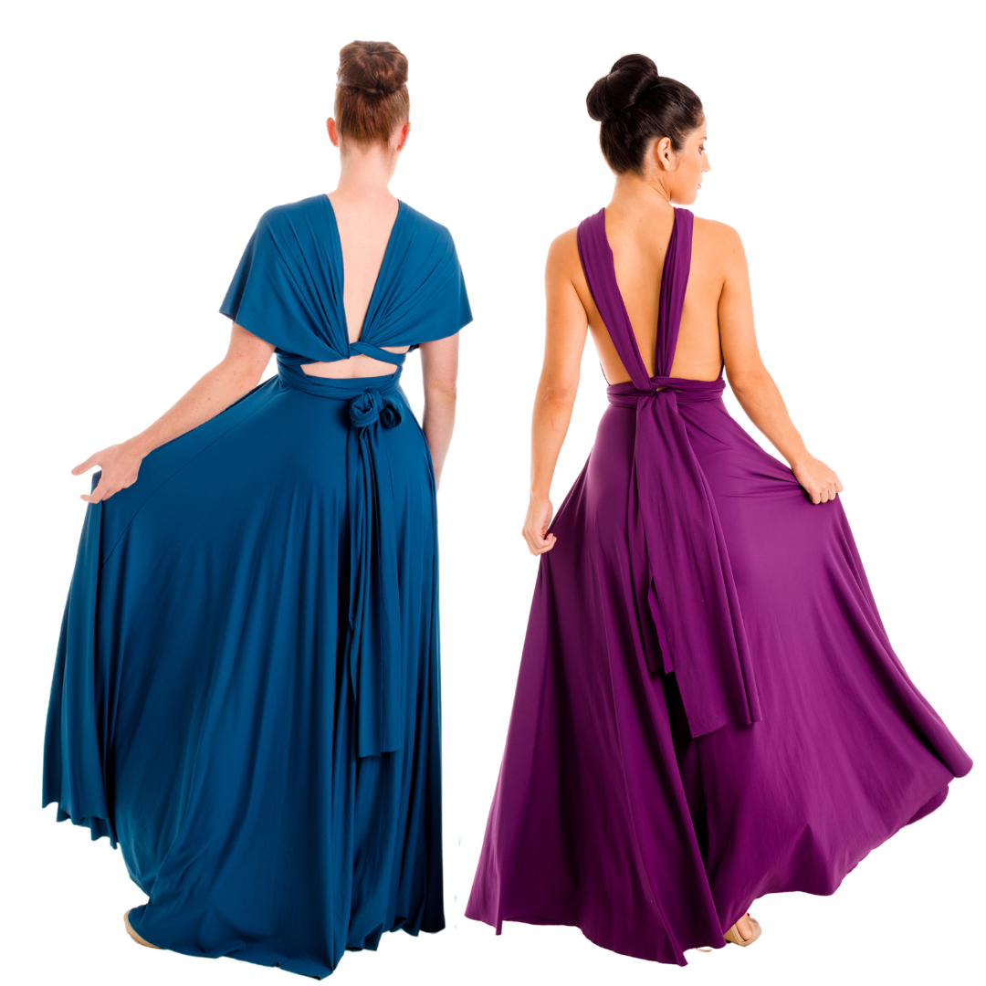 Long Wrap Dresses