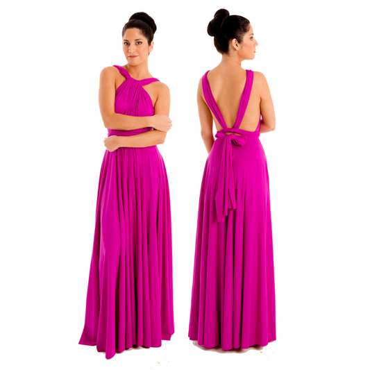 X Display - Fuscia Ball Gown