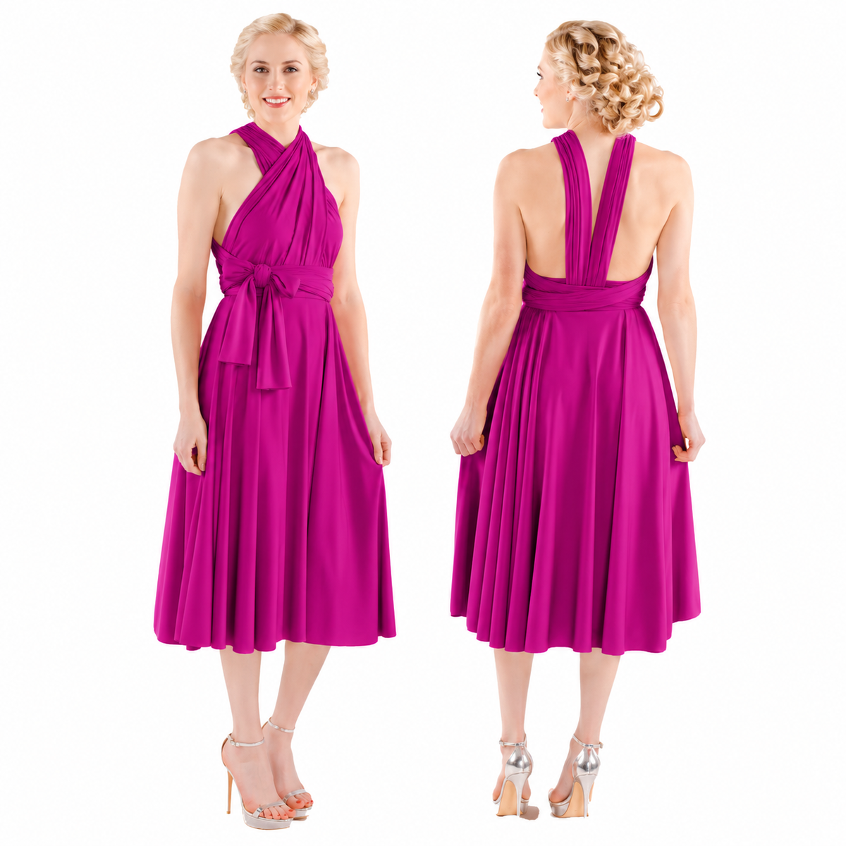 Signature Convertible Mid Length Dress