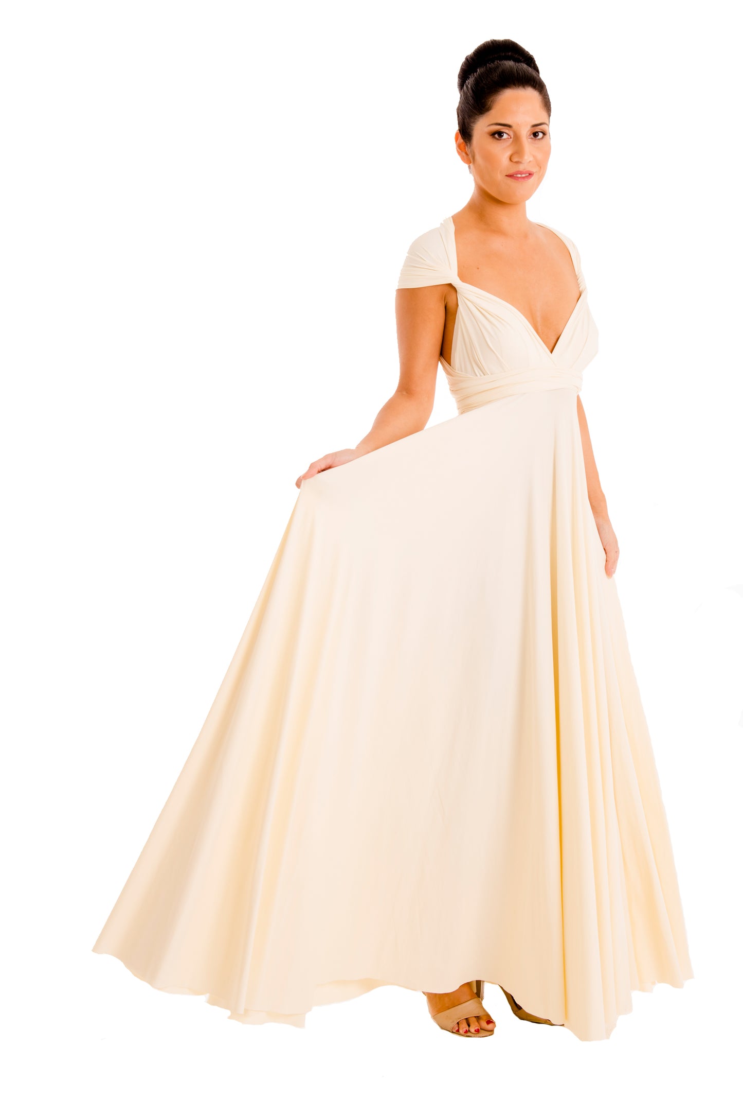 X Display - Ivory Ball Gown