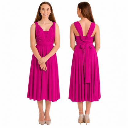 Signature Convertible Mid Length Dress