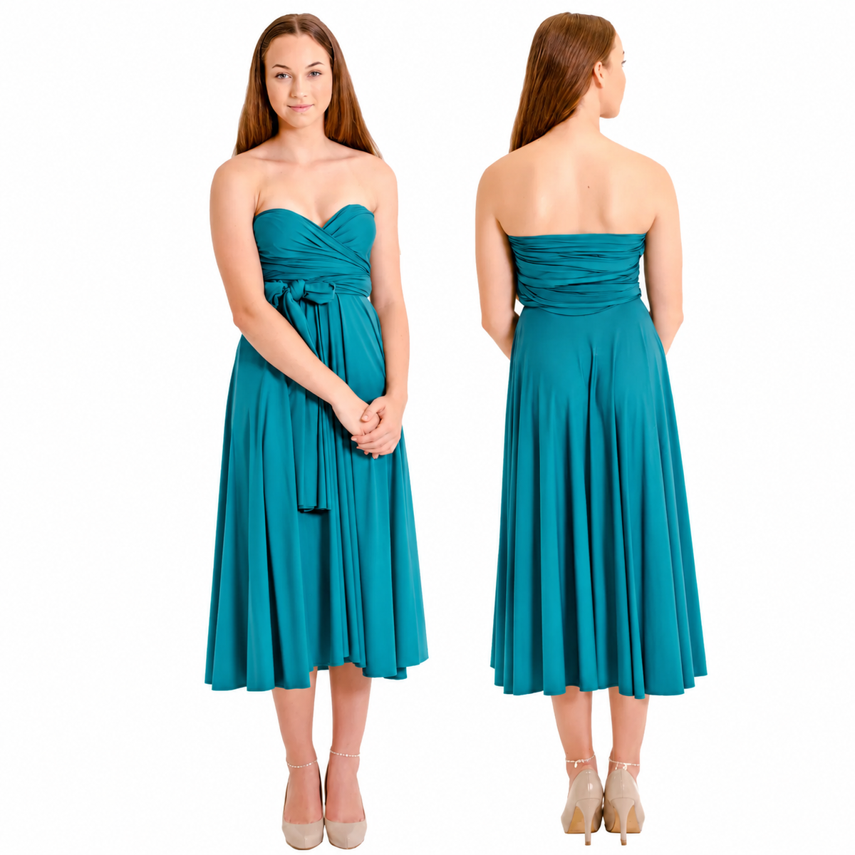 Signature Convertible Mid Length Dress