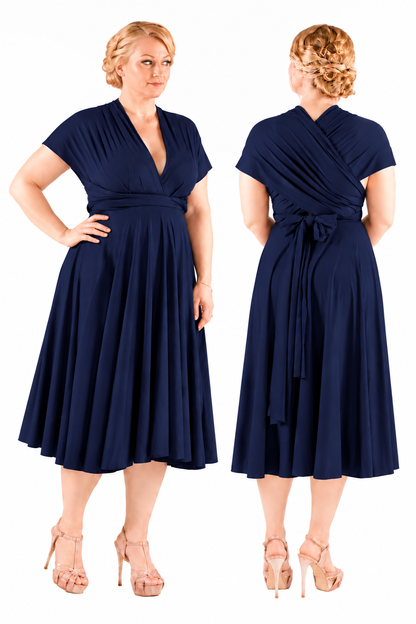 Signature Convertible Mid Length Dress