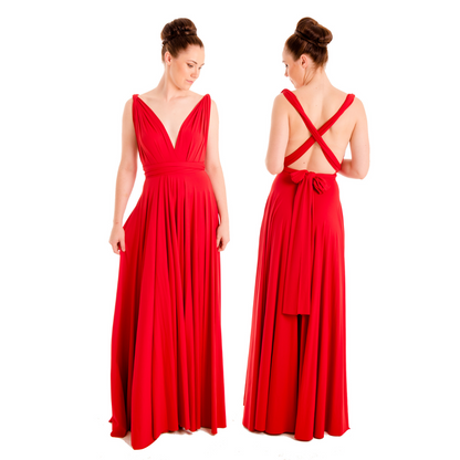 X Display - Red Velvet Ball Gown