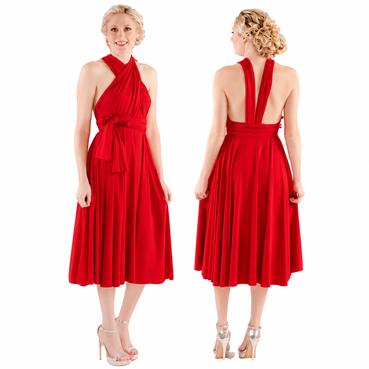 Signature Convertible Mid Length Dress
