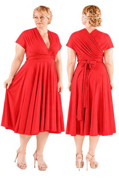 Signature Convertible Mid Length Dress