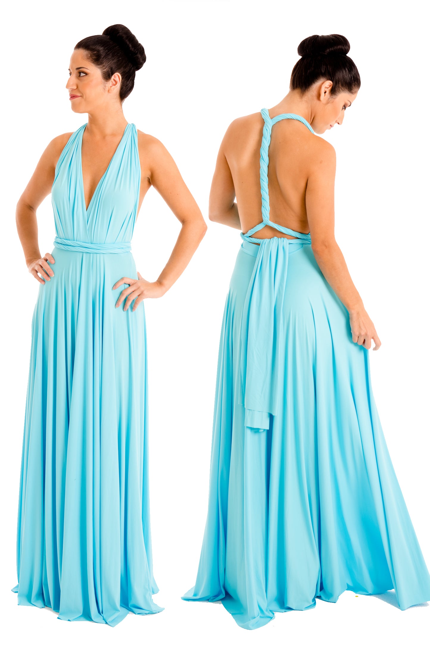 X Display - Skye Blue Ball Gown