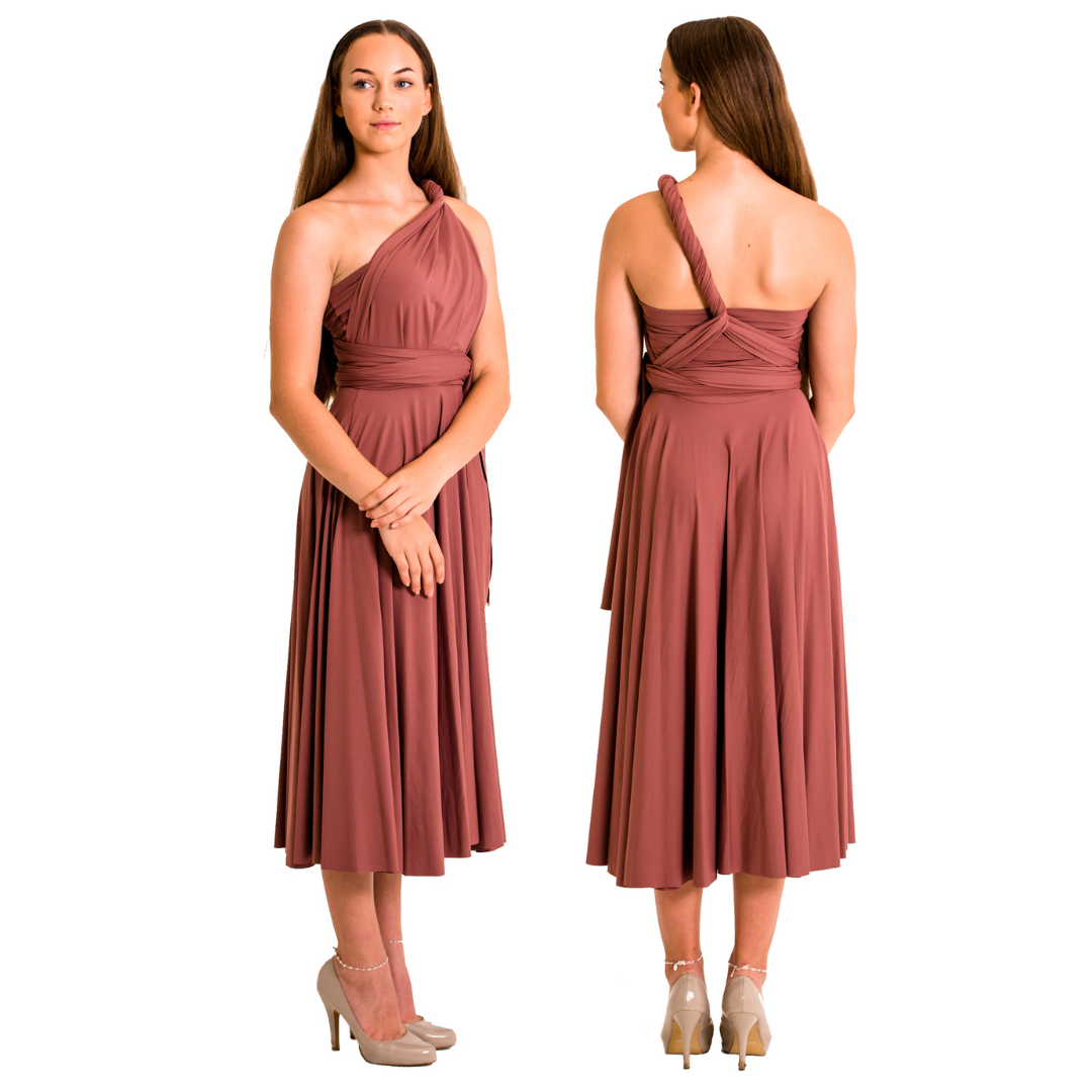 Signature Convertible Mid Length Dress