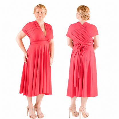 Signature Convertible Mid Length Dress
