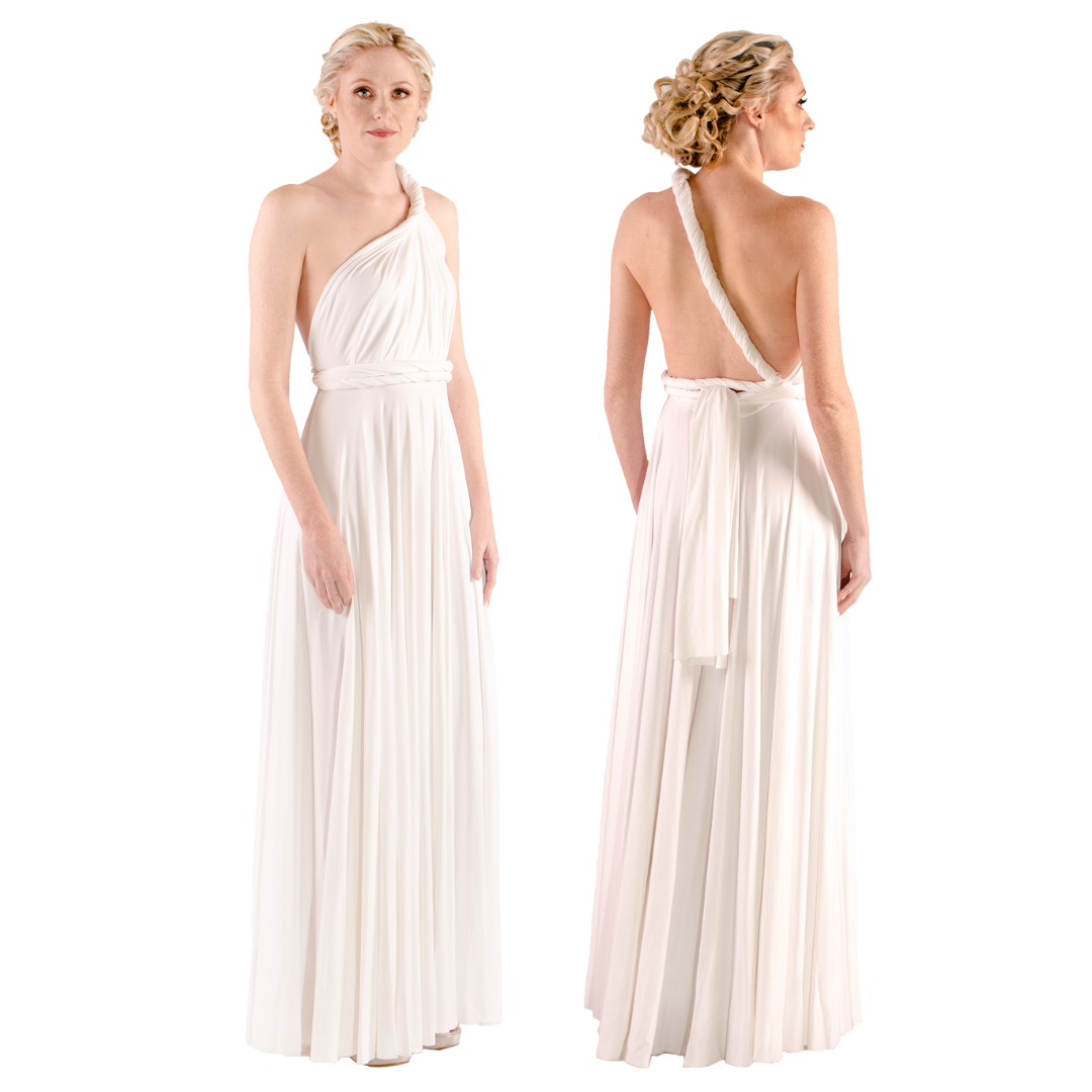 X Display - White Ball Gown